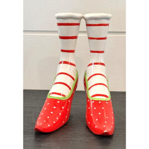 Salt and Pepper Shakers Dept 56 Kringle Elf Shoes